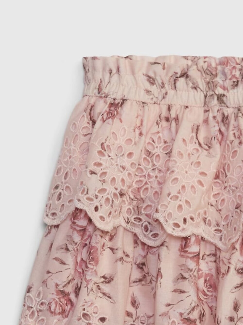 NWT Gap × LoveShackFancy Kids Floral Flippy Ruffle Skirt - Picture 3 of 8